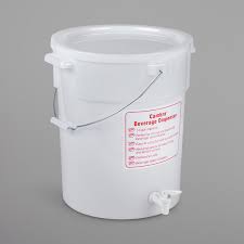 CAMBRO DSPR6 Beverage Container 6 Gal. White