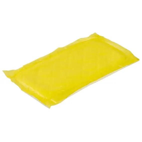 CRYOVAC Dri-Loc AC-40 4 x 7 Inch Yellow Meat Pad 45Gr