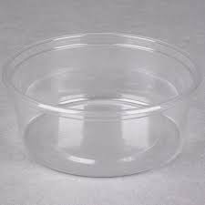 CW208 Round Deli Container 8 Oz Clear