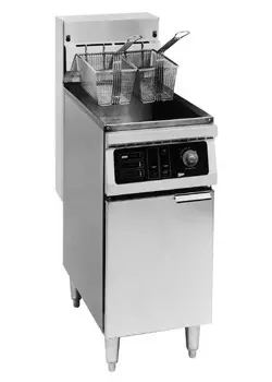 Cecilware EFS40 Electric Fryer FLOOR 40LB SS