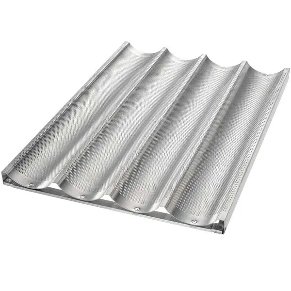 Chicago Metallic 49034 4 Moulds Baguette Bread Pan
