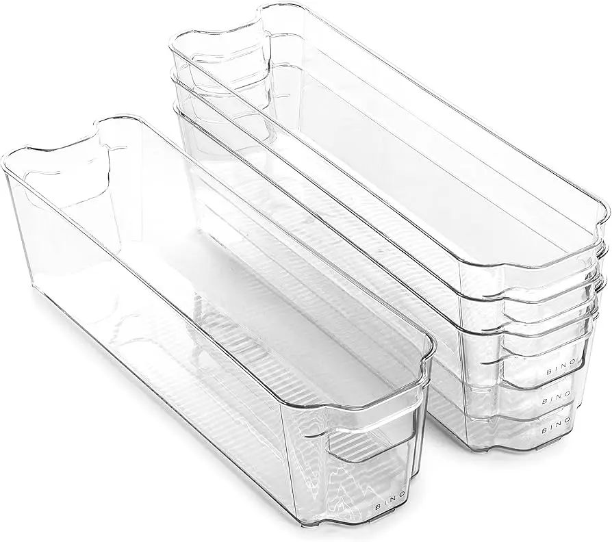 Clear Acrylic Bin 9" x 28" x 4" with Insert