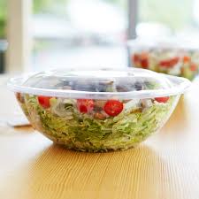 Clear Salad Bowl with Lid 64oz