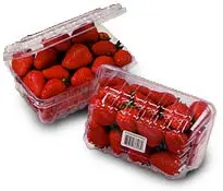 Clear Strawberry Container