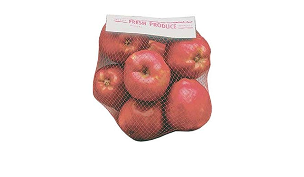 Conwed Vexar¬Æ Produce Net Bag Red with Header 5.5" x 17" - 1000 / Case