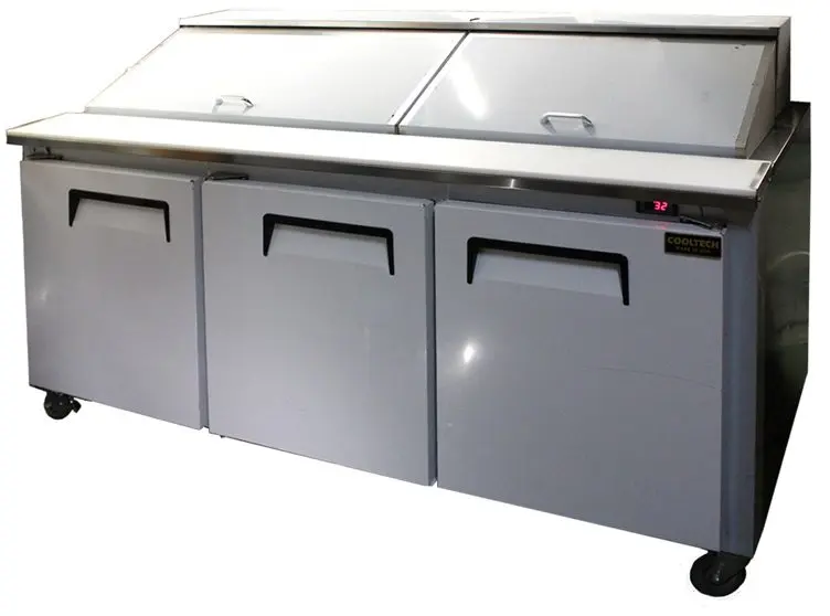 Cooltech CMPH-72BMB 3-Door Sandwich Prep Table 72"