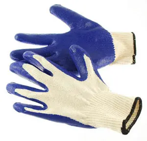 Cotton Working Gloves With Latex Coated