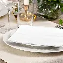 Dinner Napkin 1 Ply 17" X 17" White, 1/4 Fold