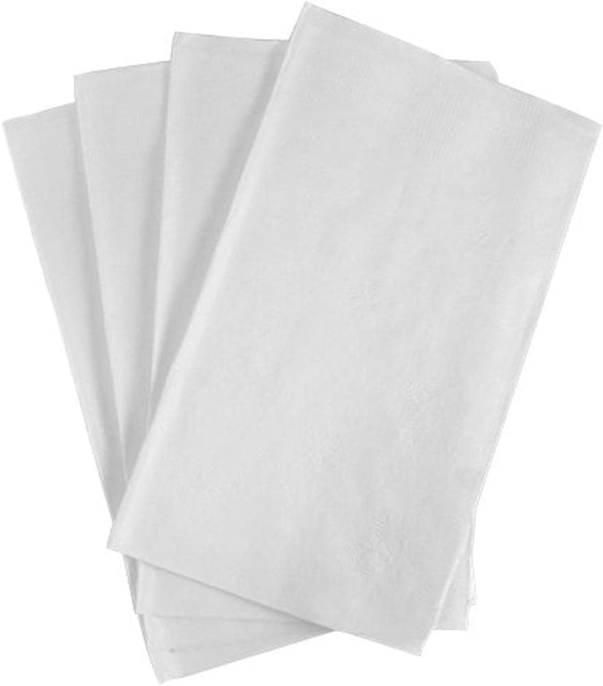 Dinner Napkin 15" X 17" 2Ply - White