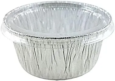 Durable Packaging 1400-30 4 Oz Aluminum Foil Cup