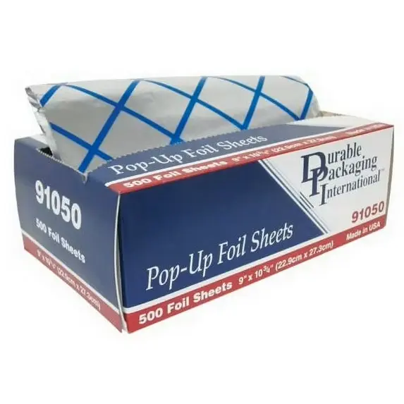 Durable Packaging Foil Pop Sheet 9X10.75 Interfolded
