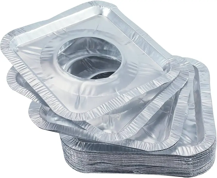 Durable Packaging Foil Square For Gas Burner Liner