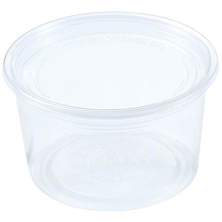 Fabri-Kal PK16S-C Round Deli Container 16 Oz Clear Polypropylene
