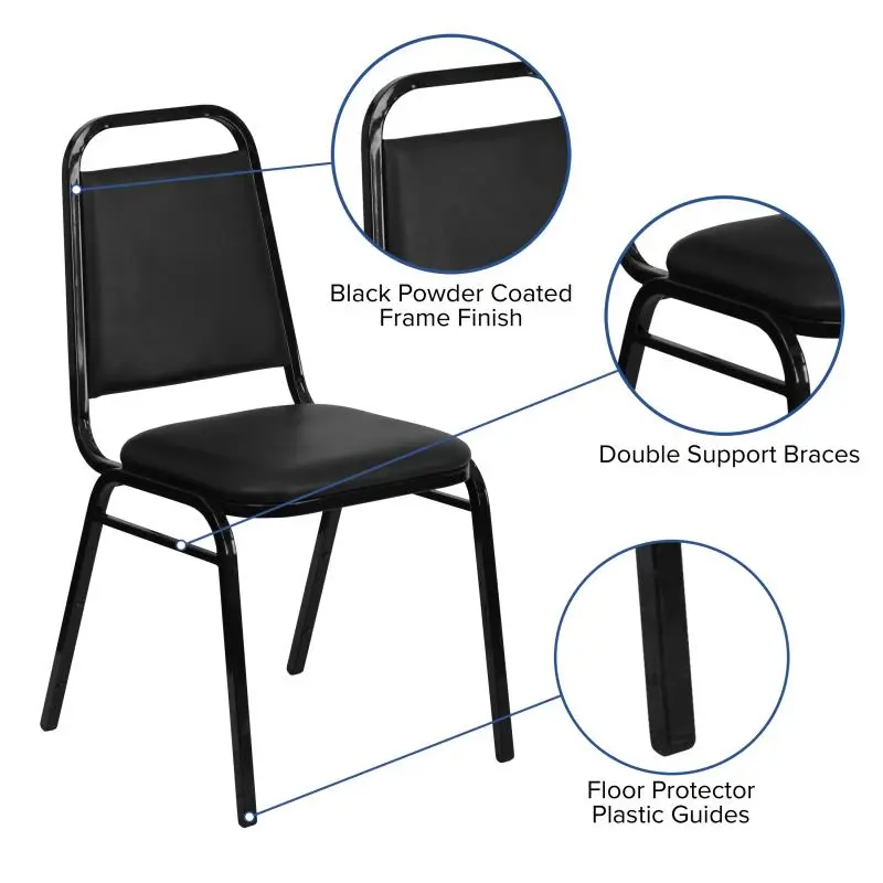 Flash Furniture FD-BHF-2-GG Back Stacking Banquet Chair