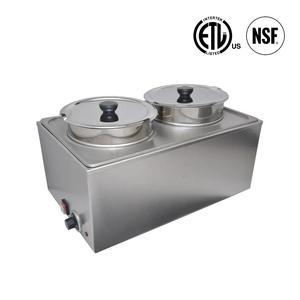 Fleetwood BFW-212 Food Warmer DOUBLE 1/2Pan