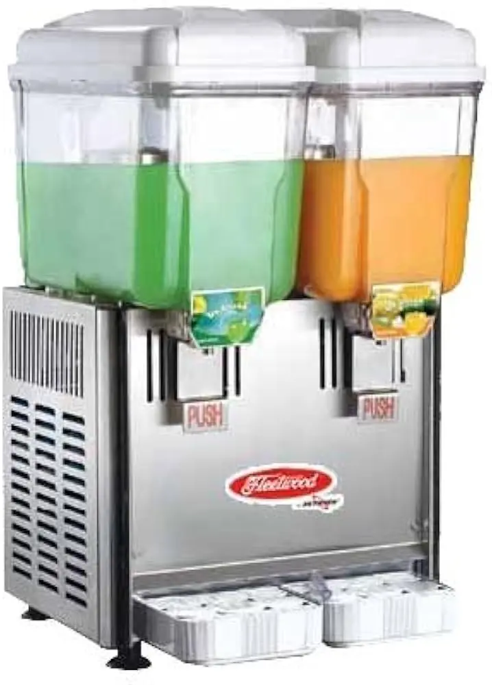 Fleetwood SL003-2P 2 Bowls Refrigerated Drink Dispenser