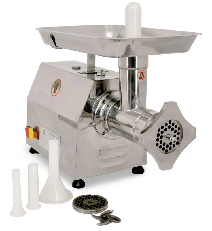 Fleetwood TC22IHD 22 Lb Stainless Steel Meat Grinder - 1.5 HP
