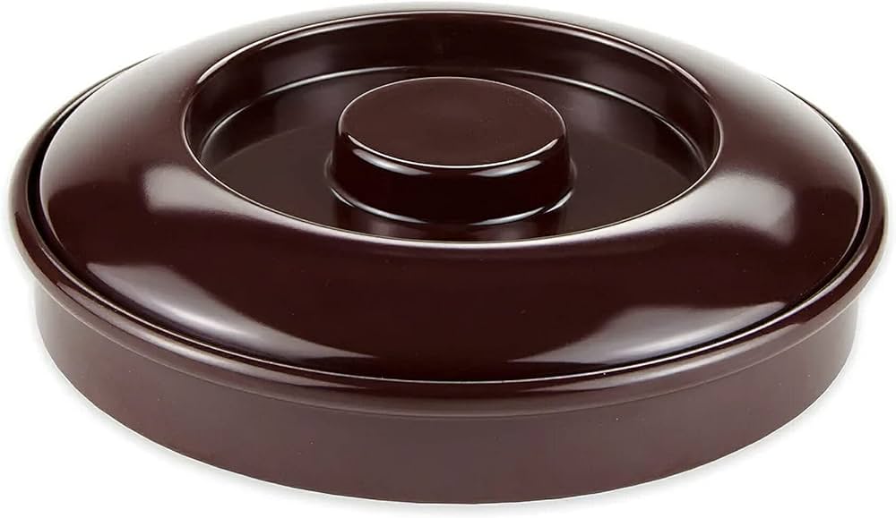 GET TS-800-BR Brown Melamine Tortilla Server with Lid