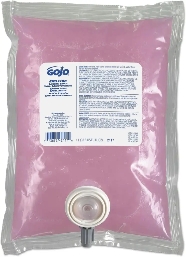 GOJO¬Æ NXT refill Deluxe Lotion Soap Refill With Moistuirisers 2000ML