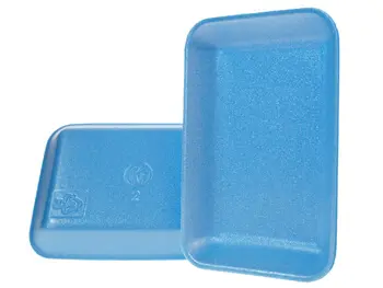 Genpak 1002 #2 Supermarket Food Tray Blue