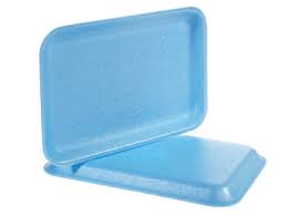 Genpak 1002 #2 Supermarket Food Tray Blue