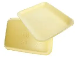 Genpak 1002S #2S Supermarket Food Tray Yellow