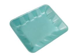 Genpak 1004D #4D Supermarket Food Tray Green