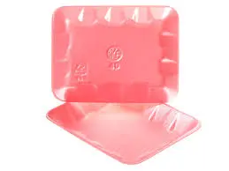 Genpak 1004D #4D Supermarket Food Tray Rose
