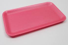 Genpak 1010S #10S Supermarket Food Tray Rose