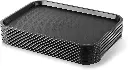 Genpak 1016S #16S Supermarket Food Tray Black
