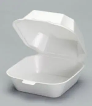 Genpak 22400 5" Sandwich Foam Container Medium