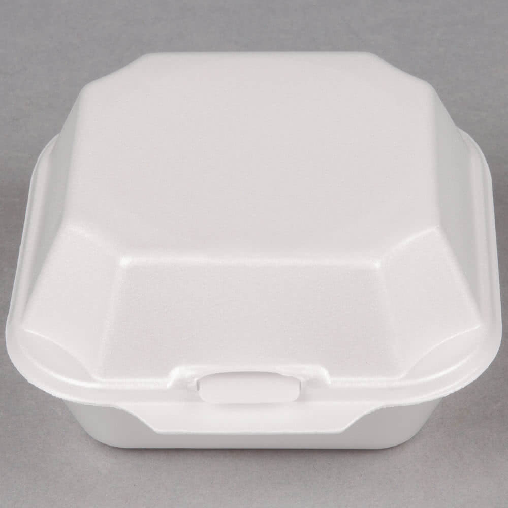 Genpak 22400 5" Sandwich Foam Container Medium