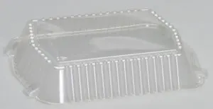 Genpak 94500 Clear Plastic Dome Lid for Large Foam Serving Tray 50310&50010