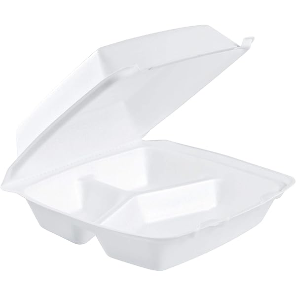 Genpak SN203V To Go Box 3 Compartment Large 9X9X3 Vented
