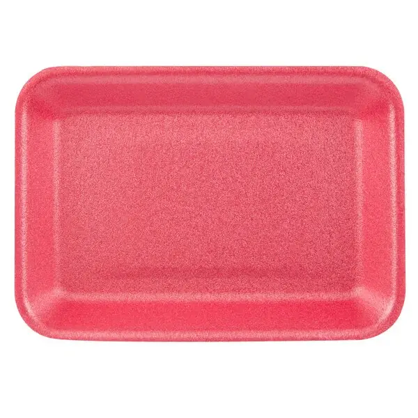 Genpak TR08P #8P Heavy Supermarket Food Tray Rose