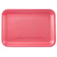 Genpak TR08P #8P Heavy Supermarket Food Tray Rose