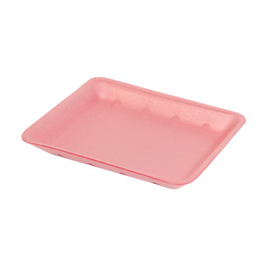 Genpak TR08P #8P Heavy Supermarket Food Tray Rose
