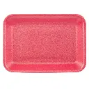 Genpak TR08P #8P Heavy Supermarket Food Tray Rose