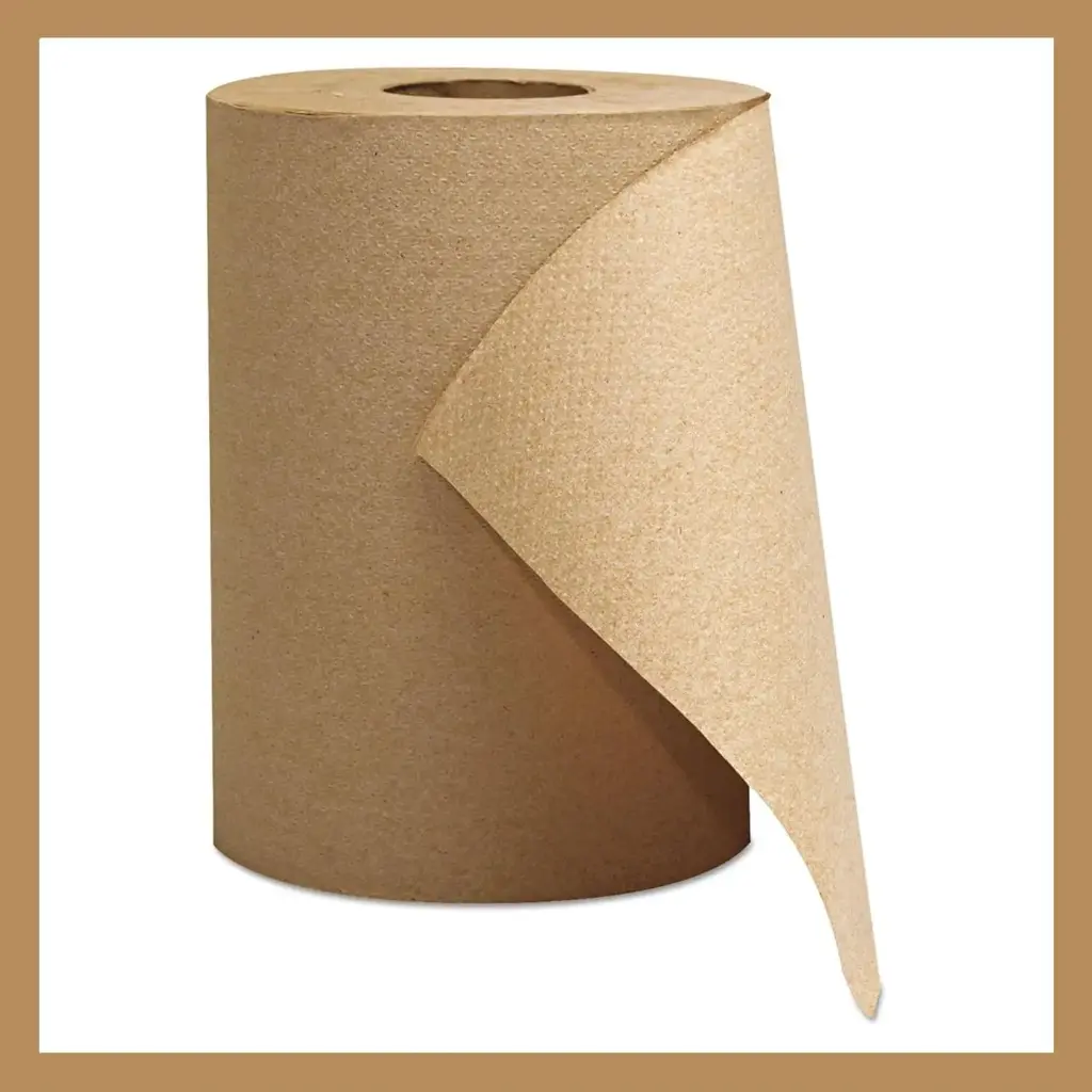 Hardwound Hand Roll Towel Natural 8" X 350'