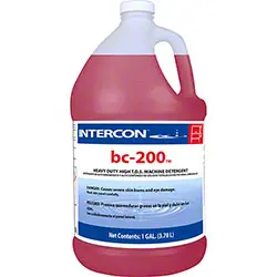 Intercon 708 Heavy Duty Liquid Dishmachine Detergent 1 Gallon