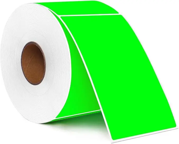 Inventory Label 3 x 4 Inch Green