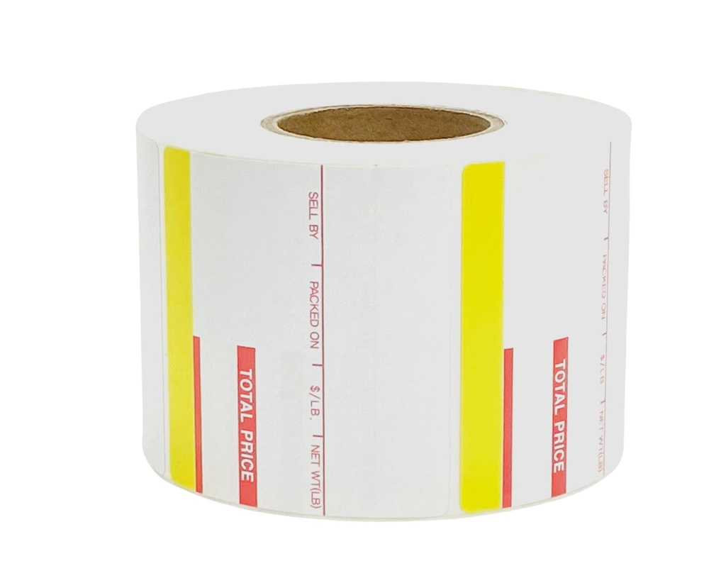 Ishida 64mm X 59mm UPC With Safe Handling Print Label