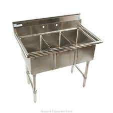 KTI ECS-3 Sink 3 Compartments 53" x 25"