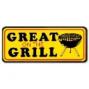 Label "GREAT ON THE GRILL"