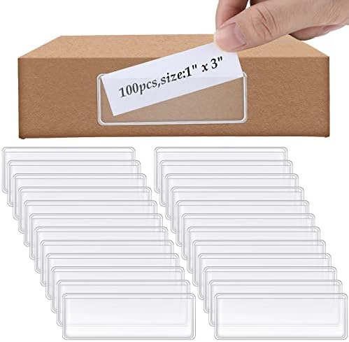 Label Holder 2-5/8" Rectangular for adhesive Label