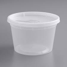 MVP food Packaging CW216 Round Deli Container 16 Oz Clear