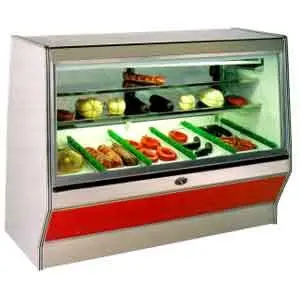 Marc Refrigeration SF-12R Display Case Straight Front Glass 12' Remote