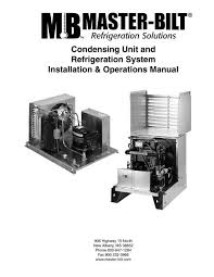 Materbilt MB-MDLZ0331C Low Temperature Condensing Unit 6 HP 220v3p