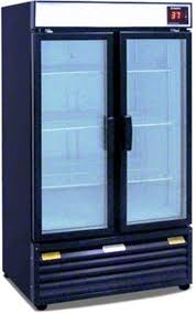 Metalfrio REB-18 Beverage Cooler 2-Sections 18 Cu.Ft.
