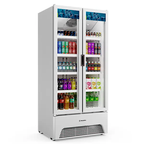 Metalfrio REB-43 Beverage Cooler 2-Sections 42.5 Cu.Ft.